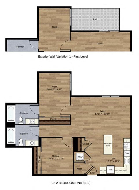 Two Bedroom Two Bath